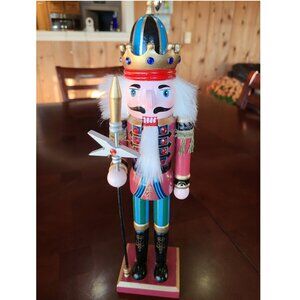 Wooden Nutcracker Soldier Statue Christmas Decor Xmas Holiday Table Decoration